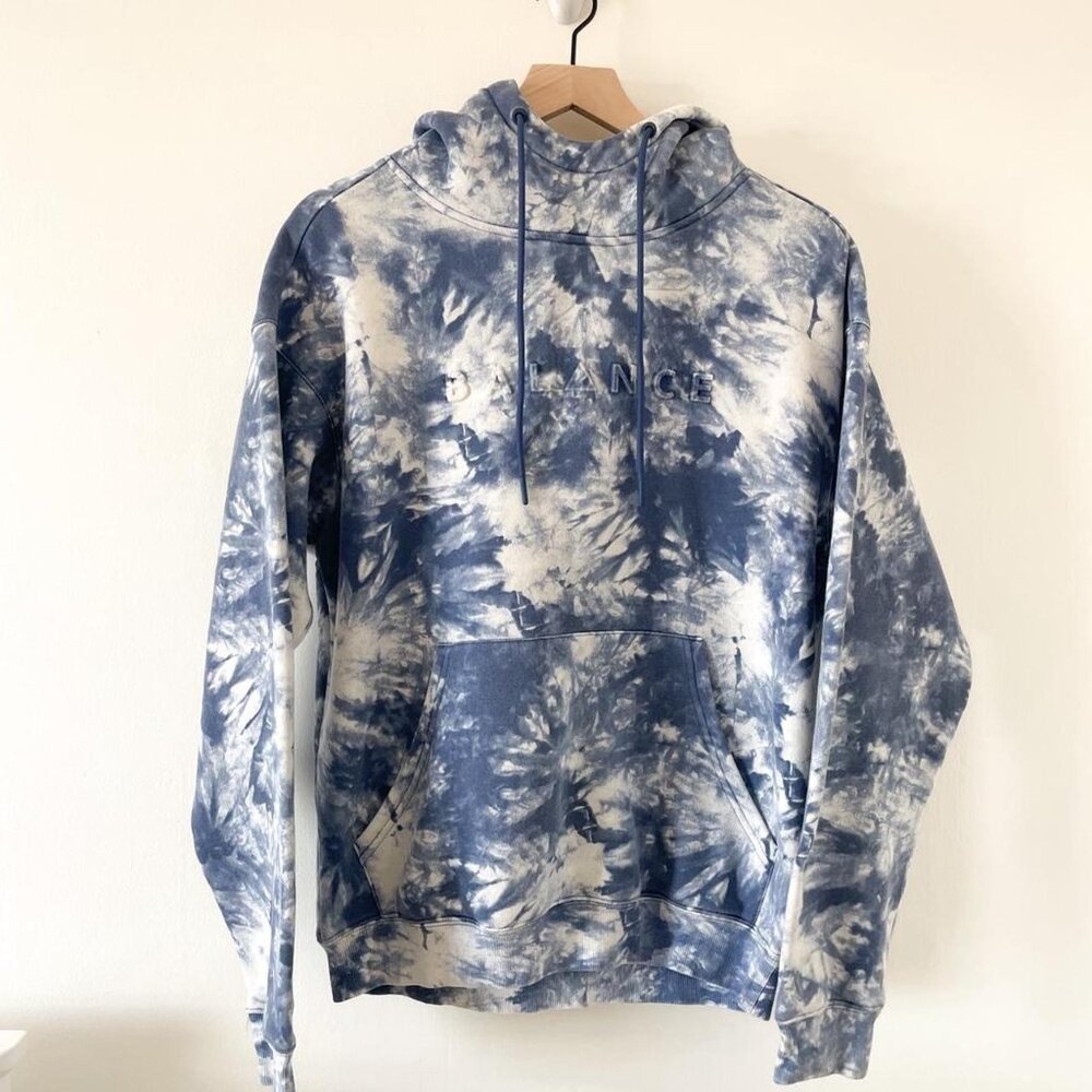Balance Blue Tie-Dye Hoodie